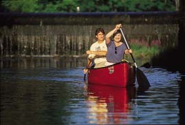 The Harts canoeing - Photo by Kindra Clineff