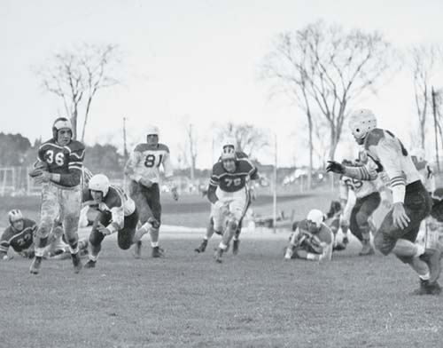 Football, photo courtesy of University Archives